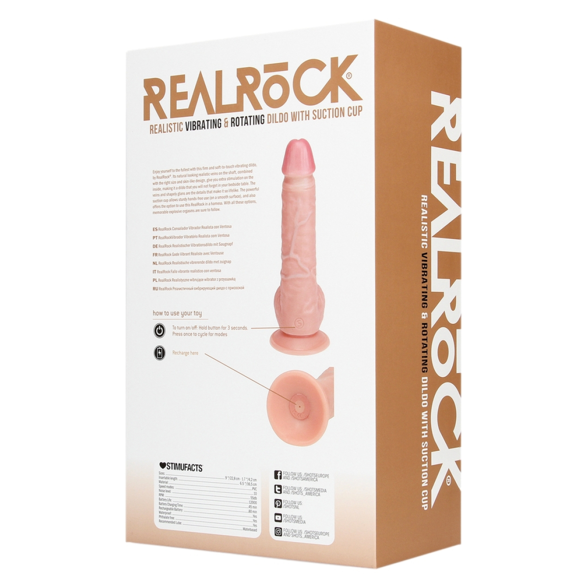 gode rotatif envy straight 17 x 44cm 5