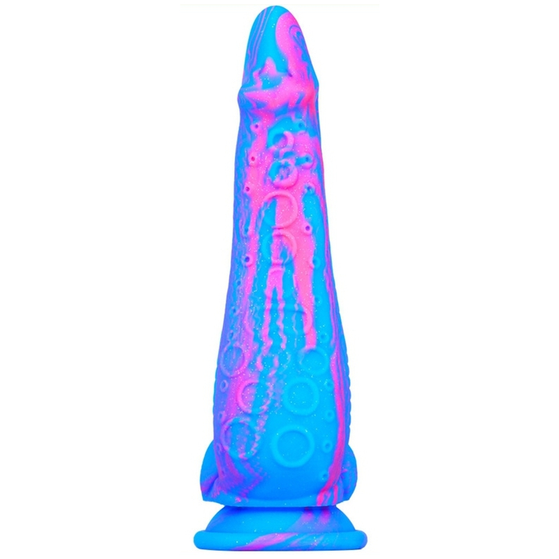gode silicone inkipus 18 x 55cm bleu rose 3