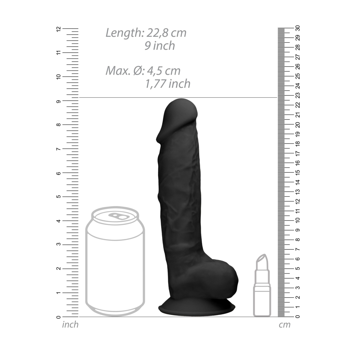 gode silicone realrock ventouse 18 x 45 cm 8 scaled