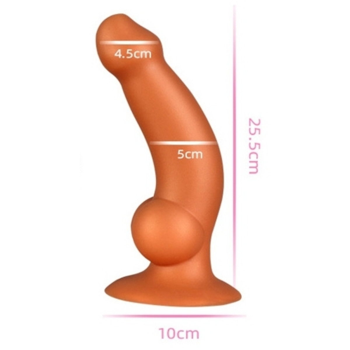 gode silicone stoopy l 15 x 5cm 6