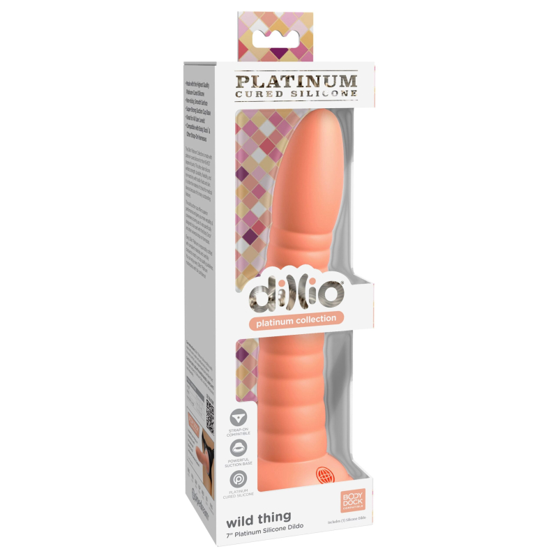 gode silicone wild thing 18 x 35cm orange 1 scaled