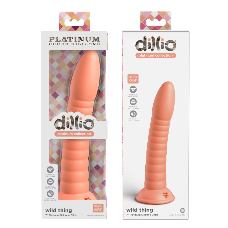 gode silicone wild thing 18 x 35cm orange 4
