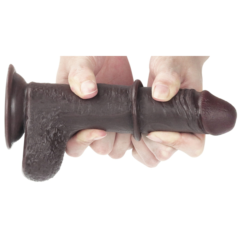 gode sliding skin 13 x 35cm marron 15