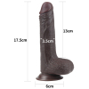 gode sliding skin 13 x 35cm marron 16