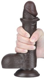 gode sliding skin 13 x 37cm noir