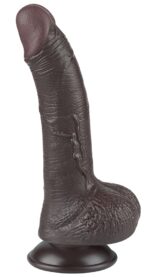 gode sliding skin 14 x 35 cm noir 2