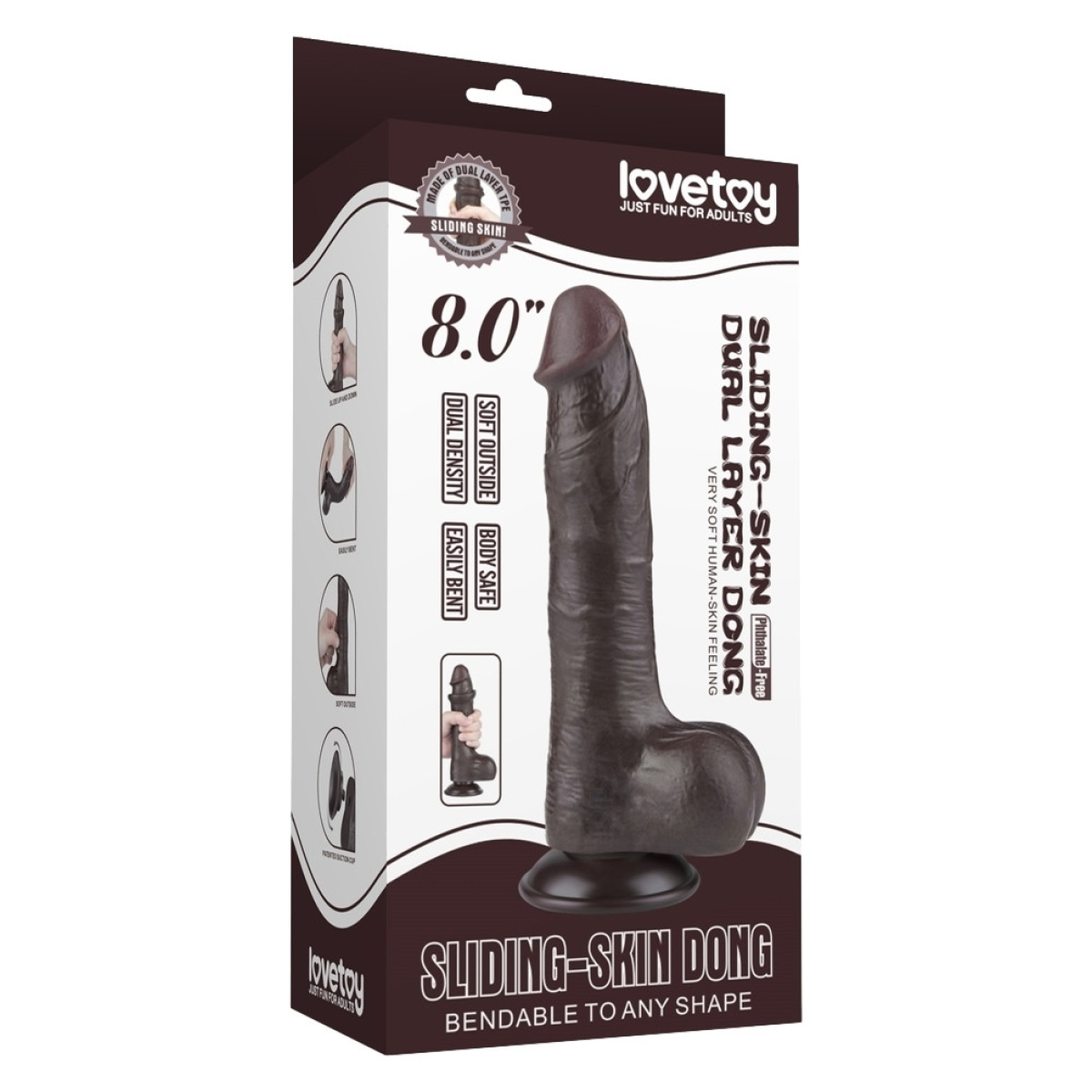 gode sliding skin 145 x 4cm noir 1