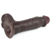 gode sliding skin 15 x 48 cm marron 7