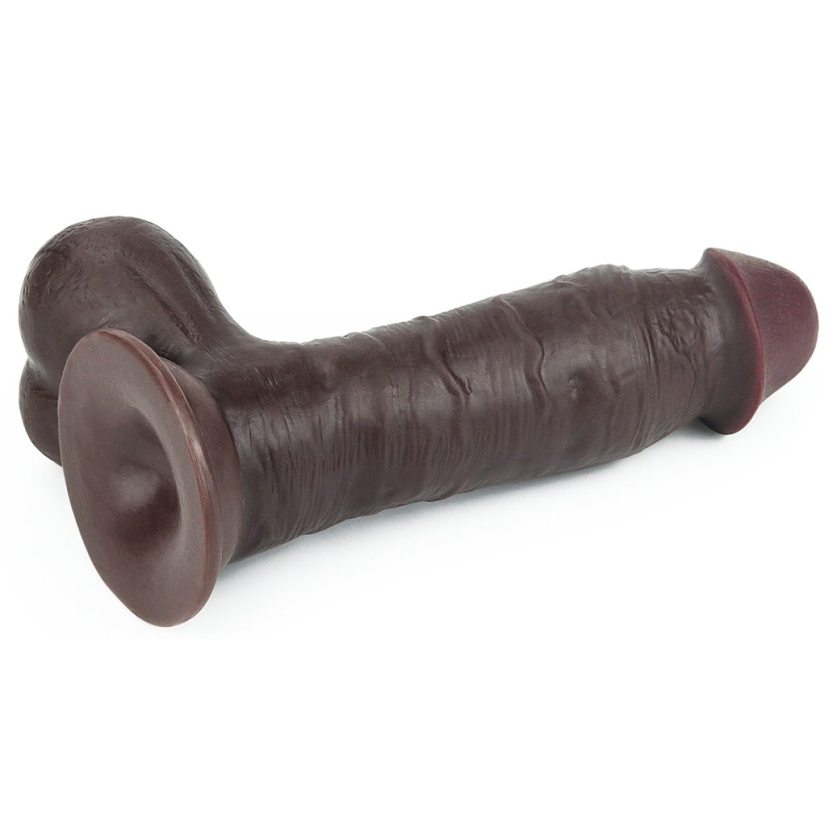 gode sliding skin 15 x 48 cm marron 7