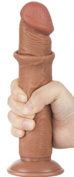 gode sliding skin 17 x 4cm marron