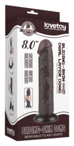 gode sliding skin 17 x 4cm noir 1