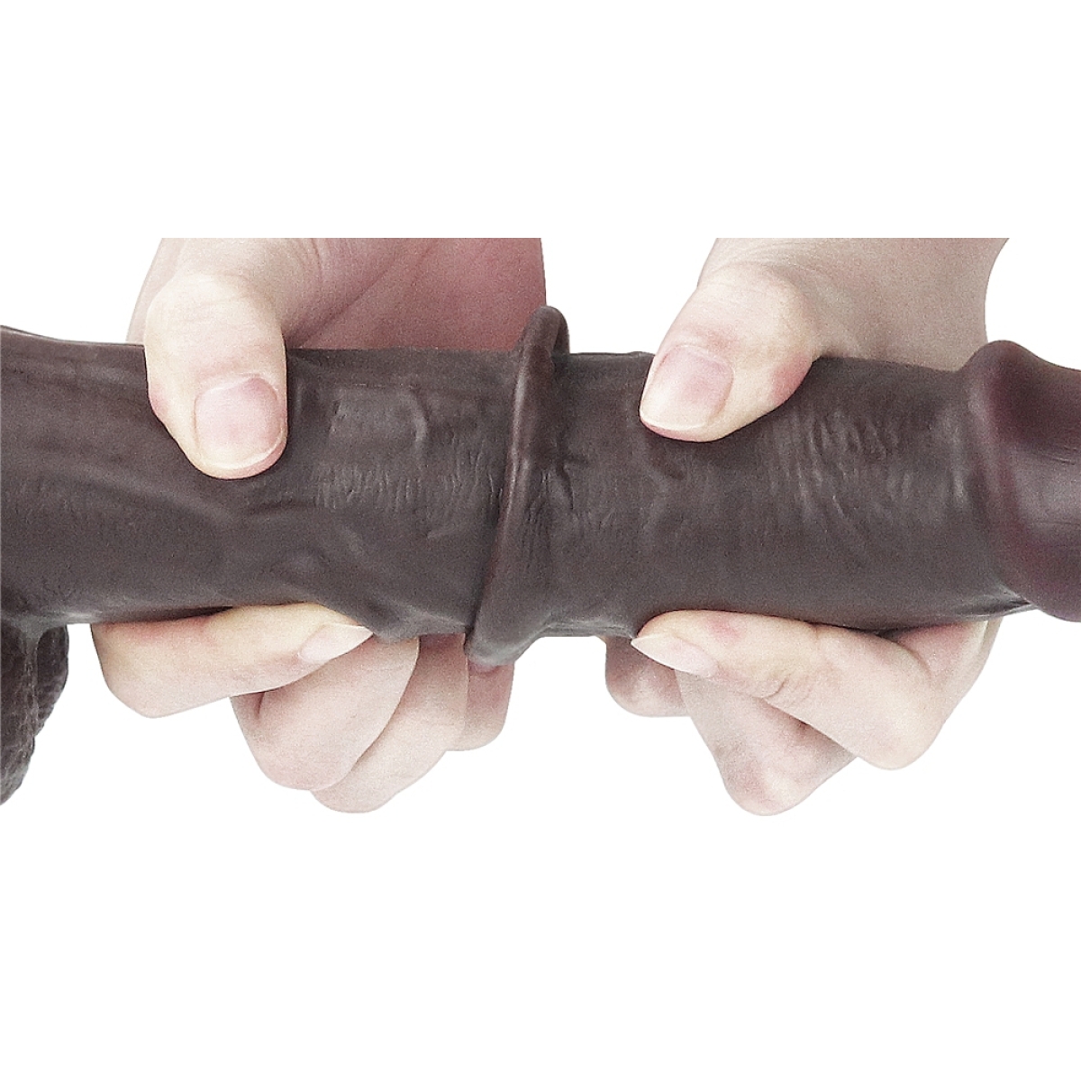 gode sliding skin 18 x 45cm marron 14