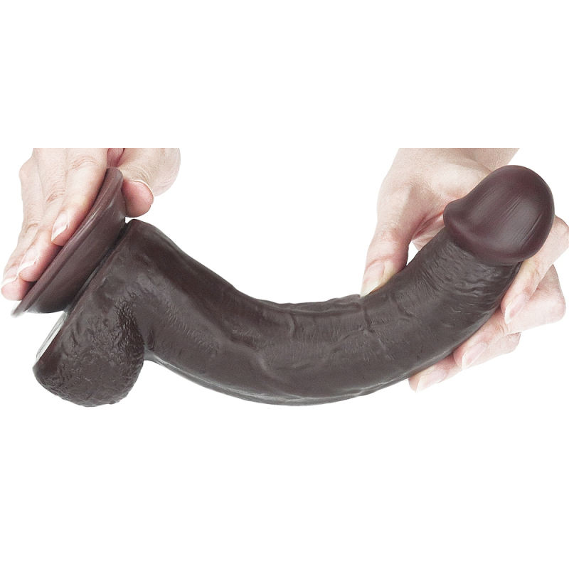 gode sliding skin 18 x 45cm marron 4