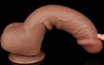 gode sliding skin 18 x 47cm marron 4