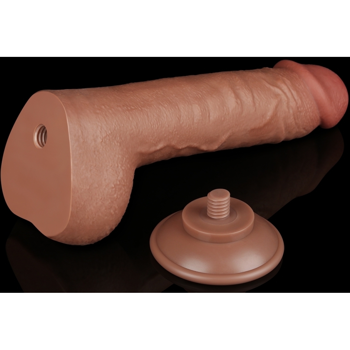 gode sliding skin 18 x 47cm marron 8