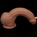 gode sliding skin 20 x 53 cm marron 12