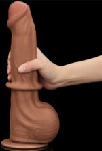 gode sliding skin 20 x 53 cm marron 2