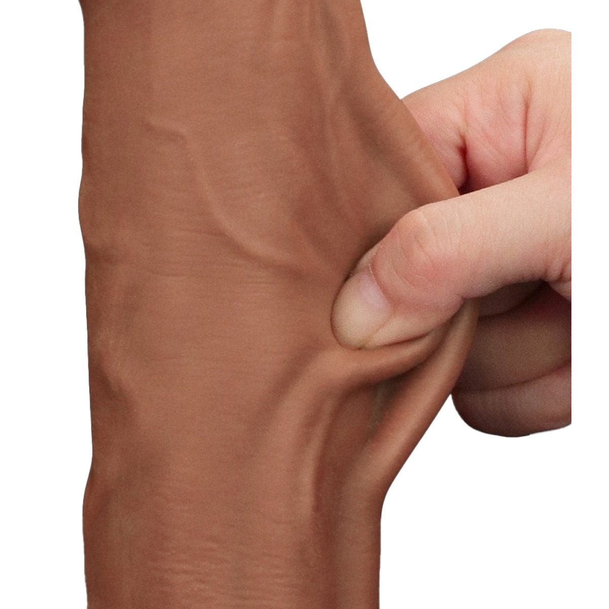 gode sliding skin 20 x 53 cm marron 5