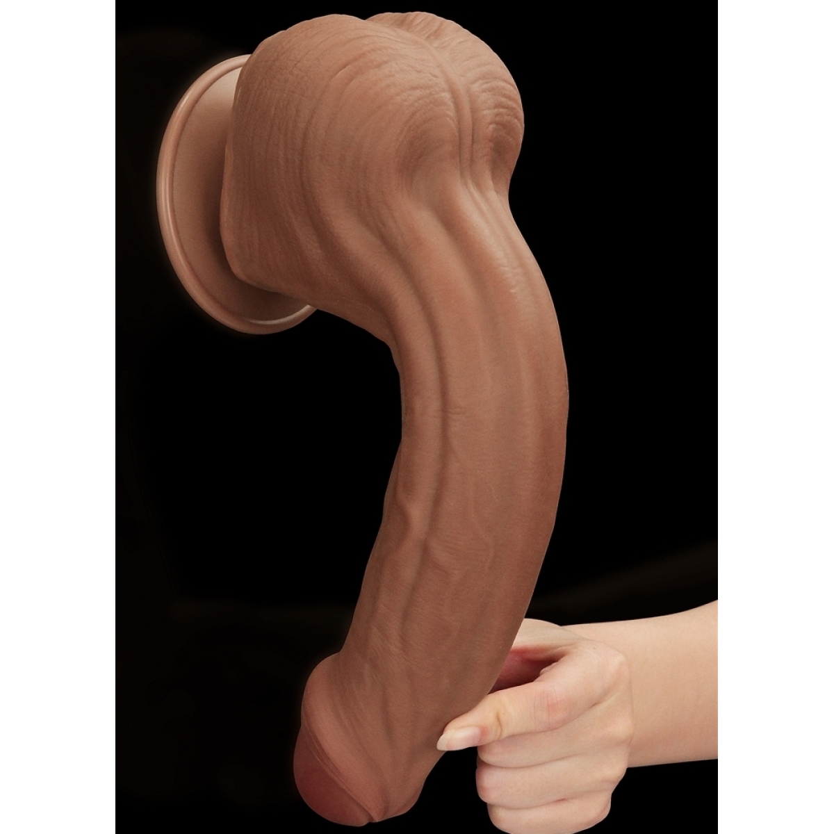 gode sliding skin 20 x 53 cm marron 6