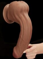gode sliding skin 20 x 53 cm marron 6