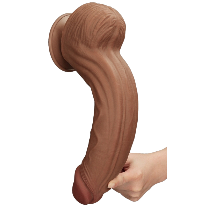 gode sliding skin 23 x 6cm marron 6