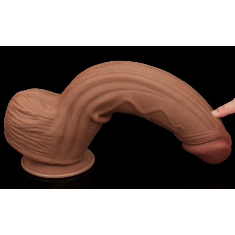 gode sliding skin 23 x 6cm marron 7