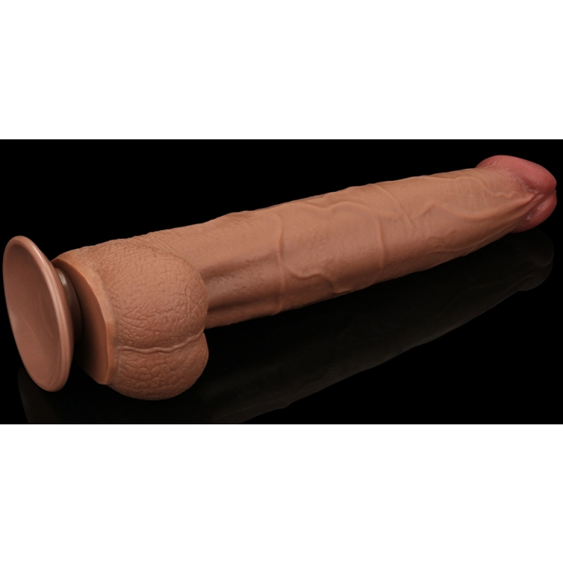 gode sliding skin 26 x 6cm marron 11