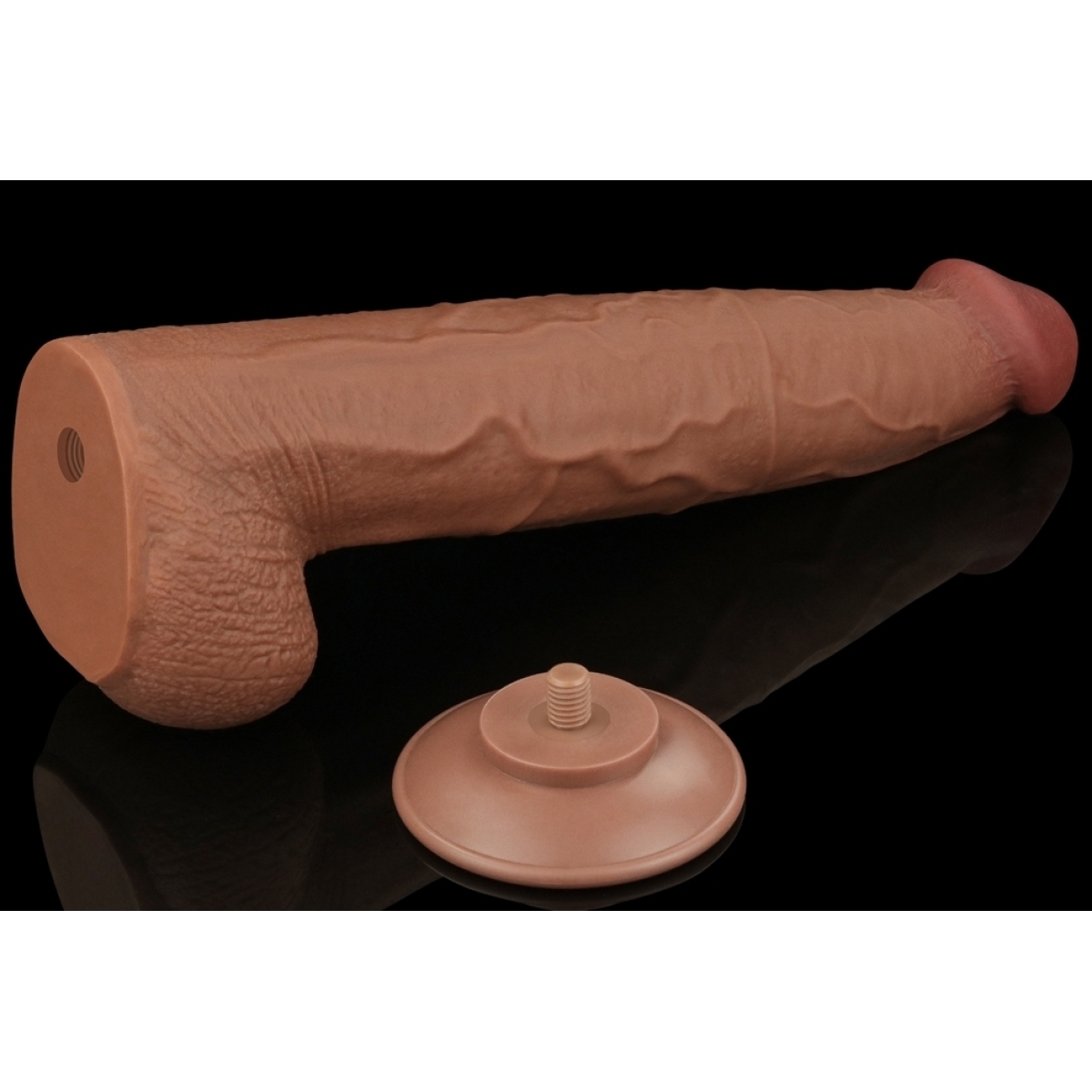 gode sliding skin 26 x 6cm marron 14