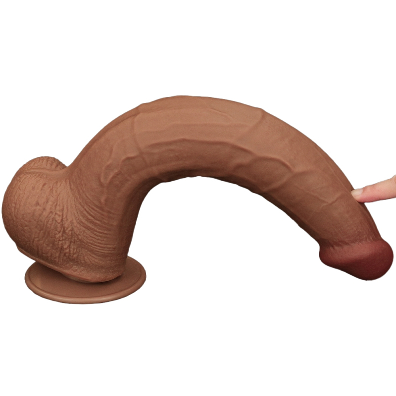 gode sliding skin 26 x 6cm marron 6