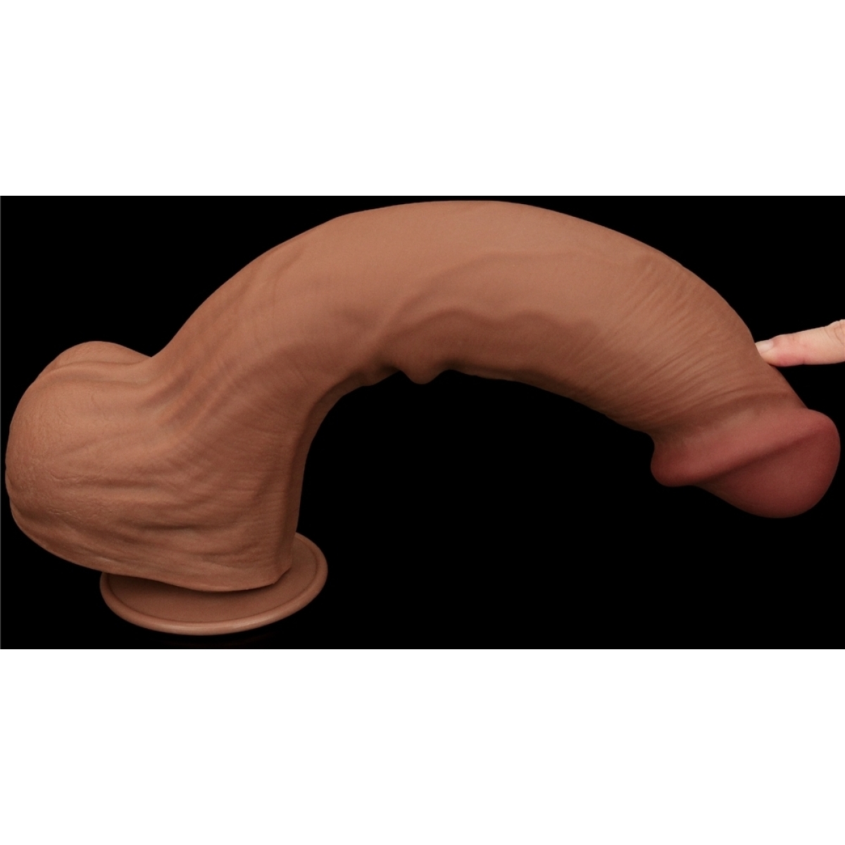 gode sliding skin 27 x 65cm marron 8