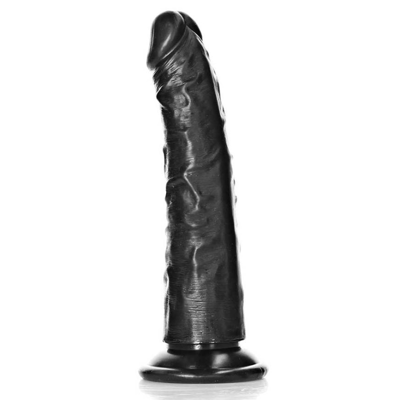 gode slim dildo realrock 155 x 38cm noir