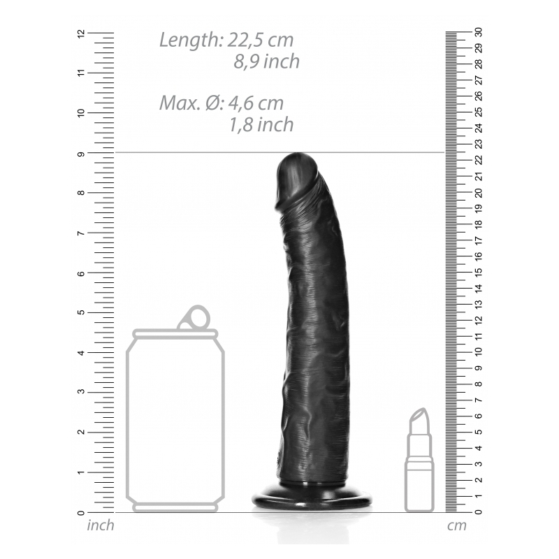 gode slim realrock 20 x 46cm noir 6