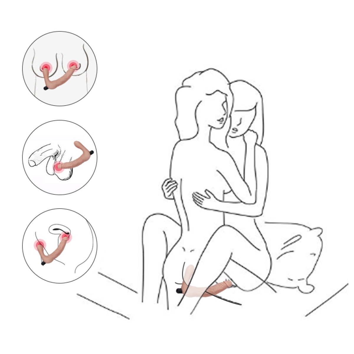 gode strap on ijoy strapless 17 x 35 cm 4