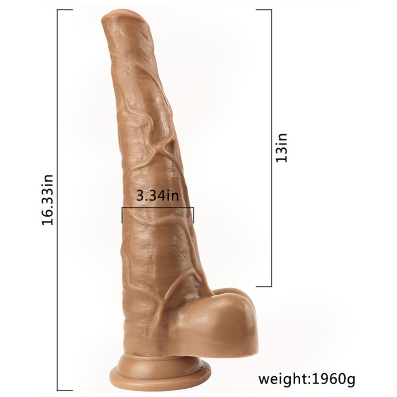 gode studhorse 32 x8cm marron 4