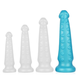 gode tentakel xl 30 x 75cm bleu
