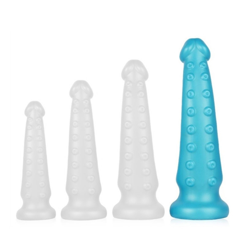 gode tentakel xl 30 x 75cm bleu