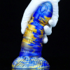 gode torff 16 x 58cm bleu dore 1