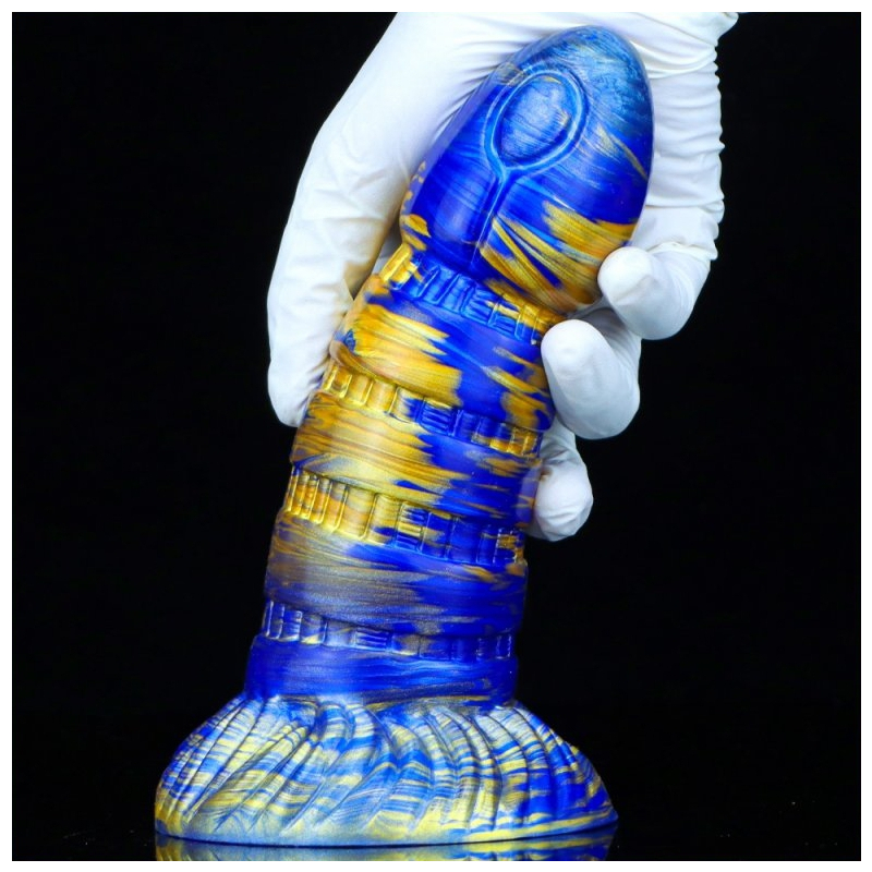 gode torff 16 x 58cm bleu dore 1