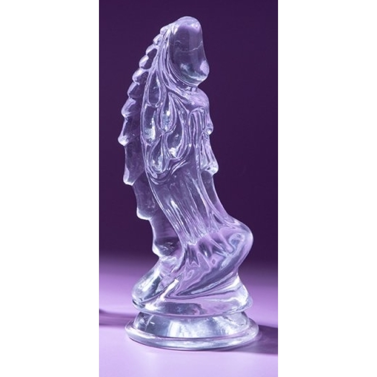 gode transparent curved horn m 16 x 55cm 1