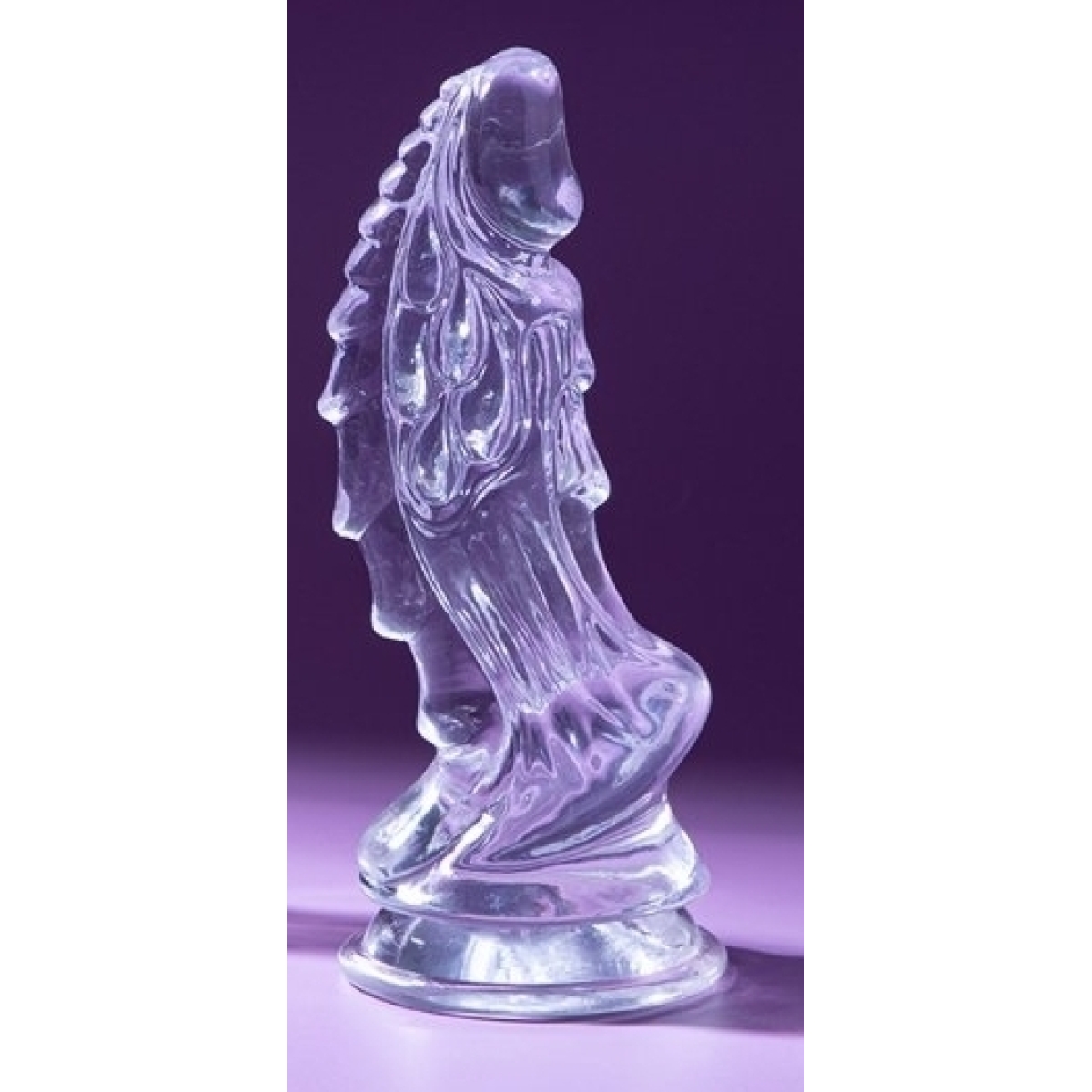 gode transparent curved horn s 13 x 45cm 1