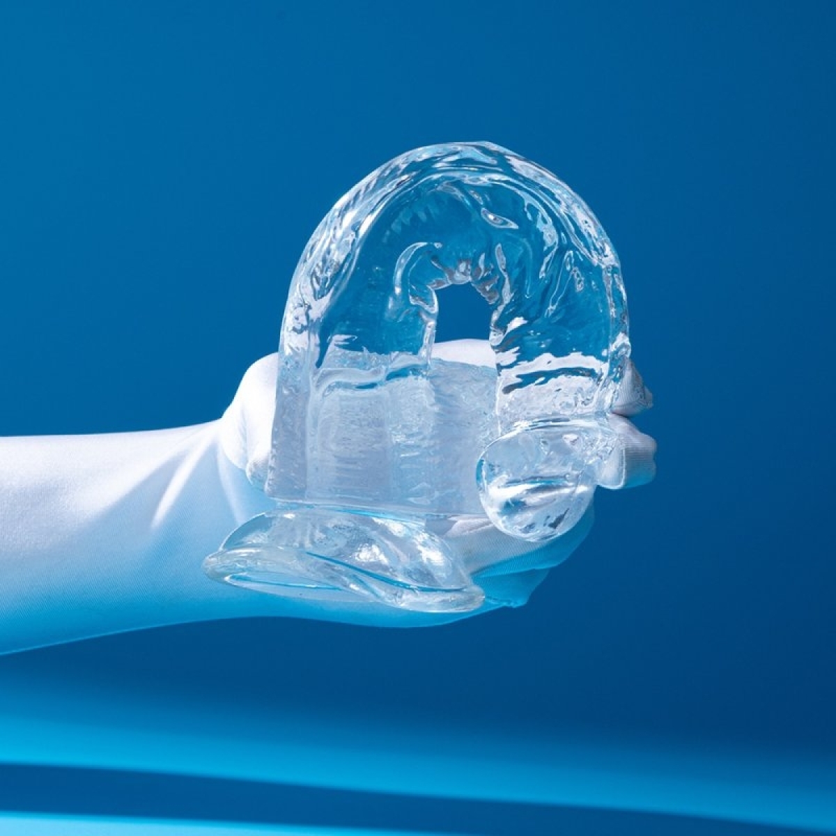 gode transparent cute dick l 15 x 45cm 2