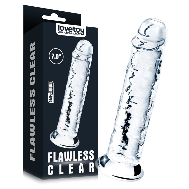 gode transparent flawless 16 x 35 cm 1
