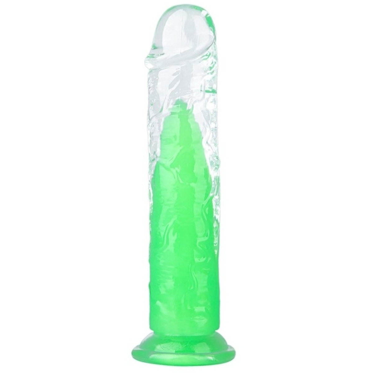 gode transparent jellis l 19 x 4cm vert 1