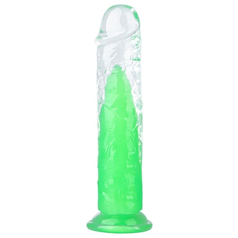 gode transparent jellis m 18 x 38cm vert 1
