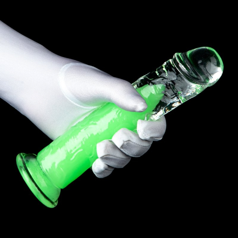 gode transparent jellis m 18 x 38cm vert 2