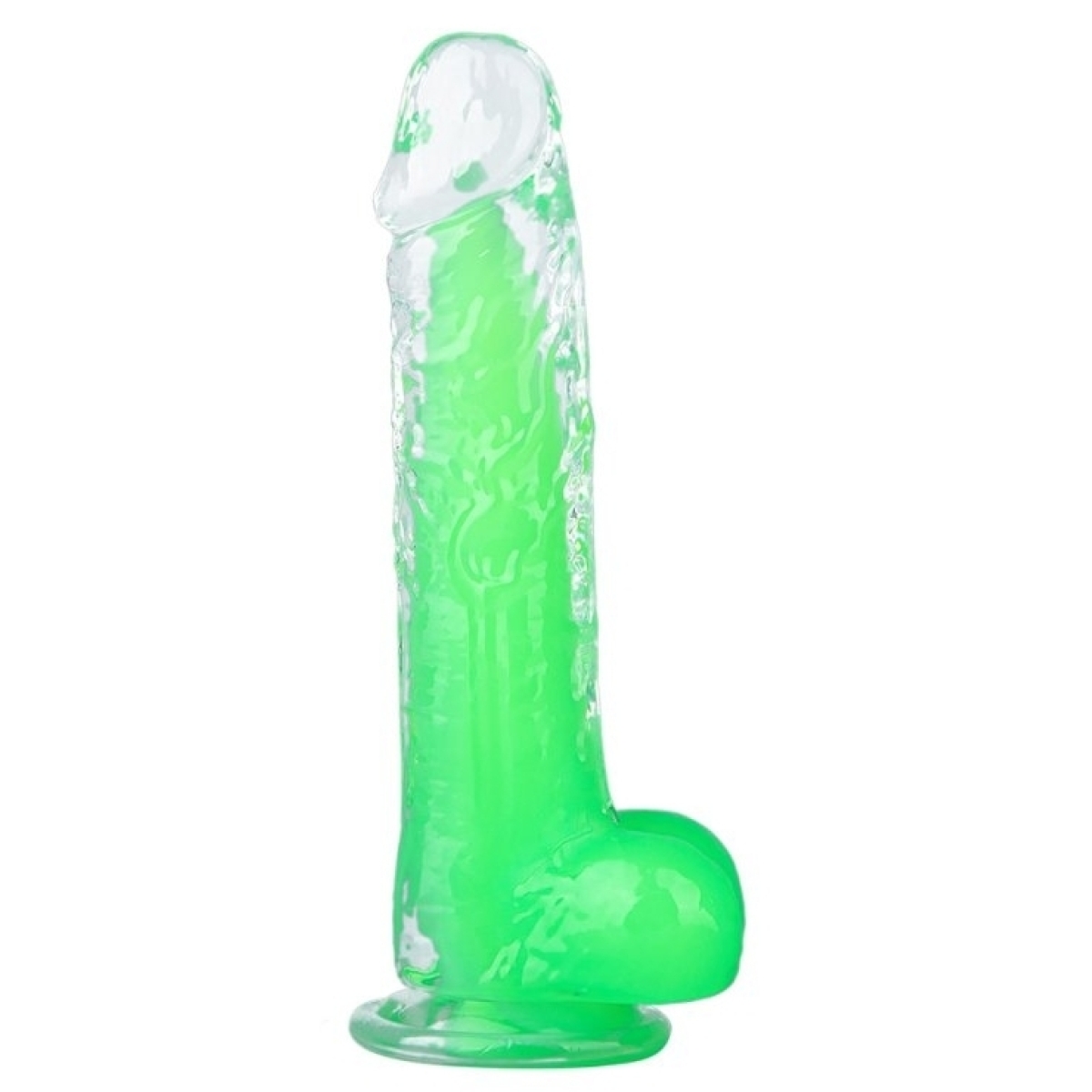 gode transparent jelly mut s 14 x 35cm vert 1