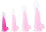 gode transparent jelly mut xs 12 x 3cm rose