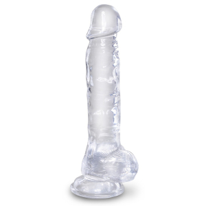 gode transparent king cock 18 x 47cm