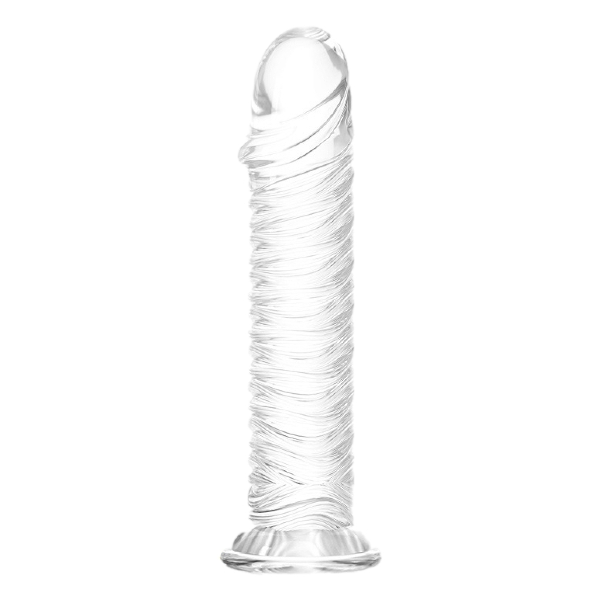gode transparent swirl clear 17 x 4cm