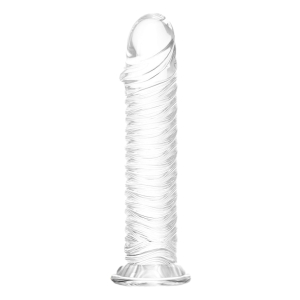 gode transparent swirl clear 17 x 4cm